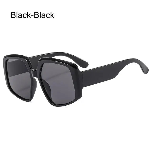 Oversized Square Brand Sunglasses Women Vintage Big Frame Women Sun Glasses Fashion Cycling Goggle Shades