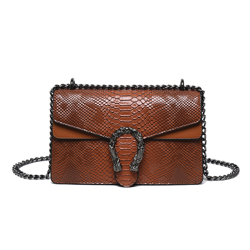 Crocodile patterned Wine God Bag