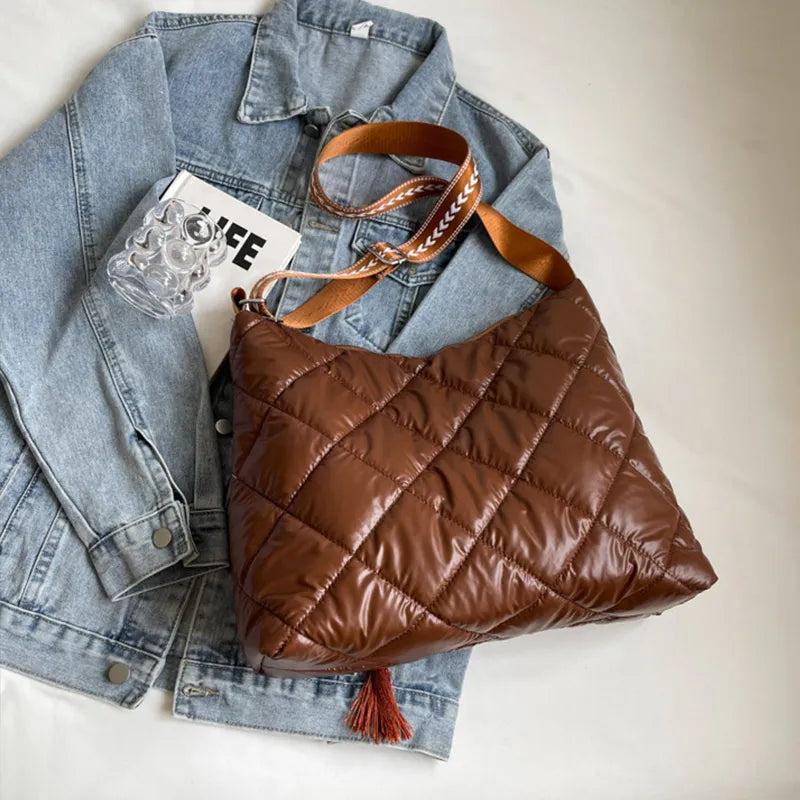Sac de voyage en nylon matelassé