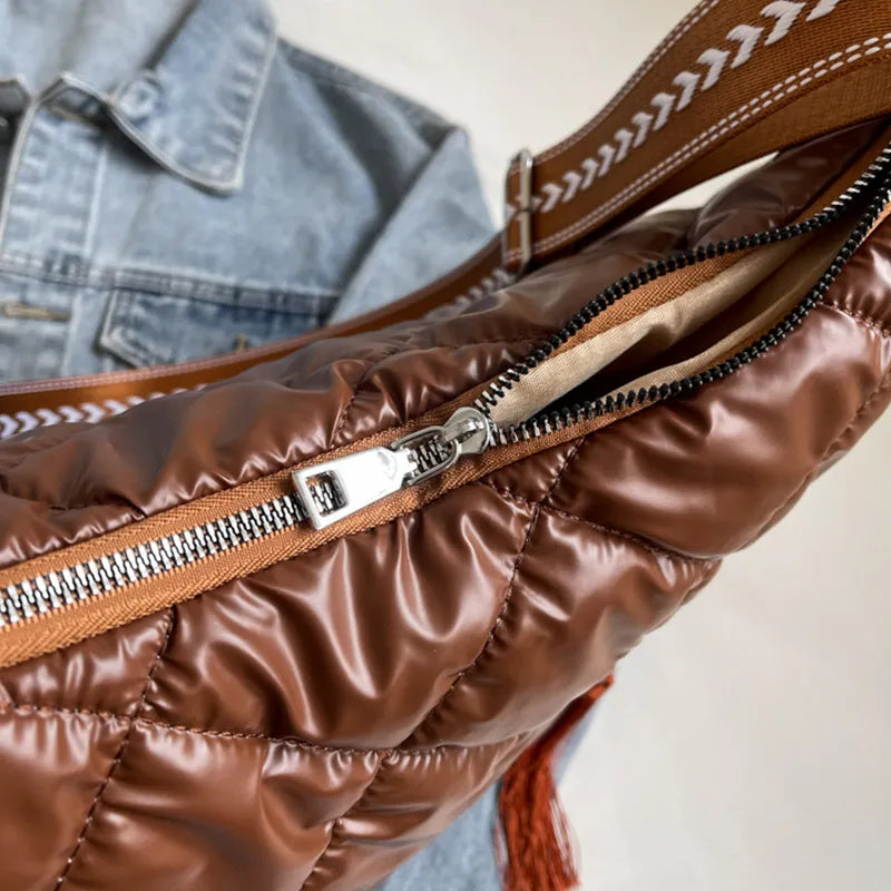 Sac de voyage en nylon matelassé