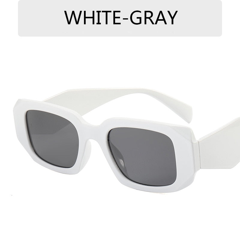 Small Polygon Rectangle Frame Women's Sunglasses Fashion Brand Designer Sun Glasses Men Classic Black Glasses Shades UV400