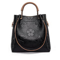 Sac à main mode femme cabas gaufré grande capacité sac seau maternité