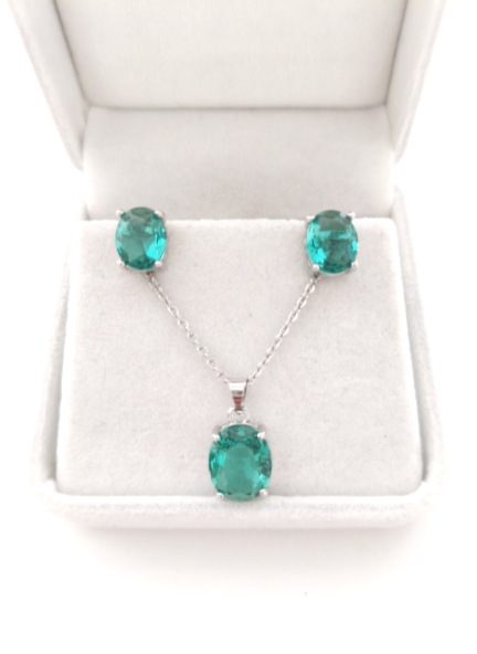 3PCS AAA zircon jewelry set. Statement jewelry for women. Nickel-free