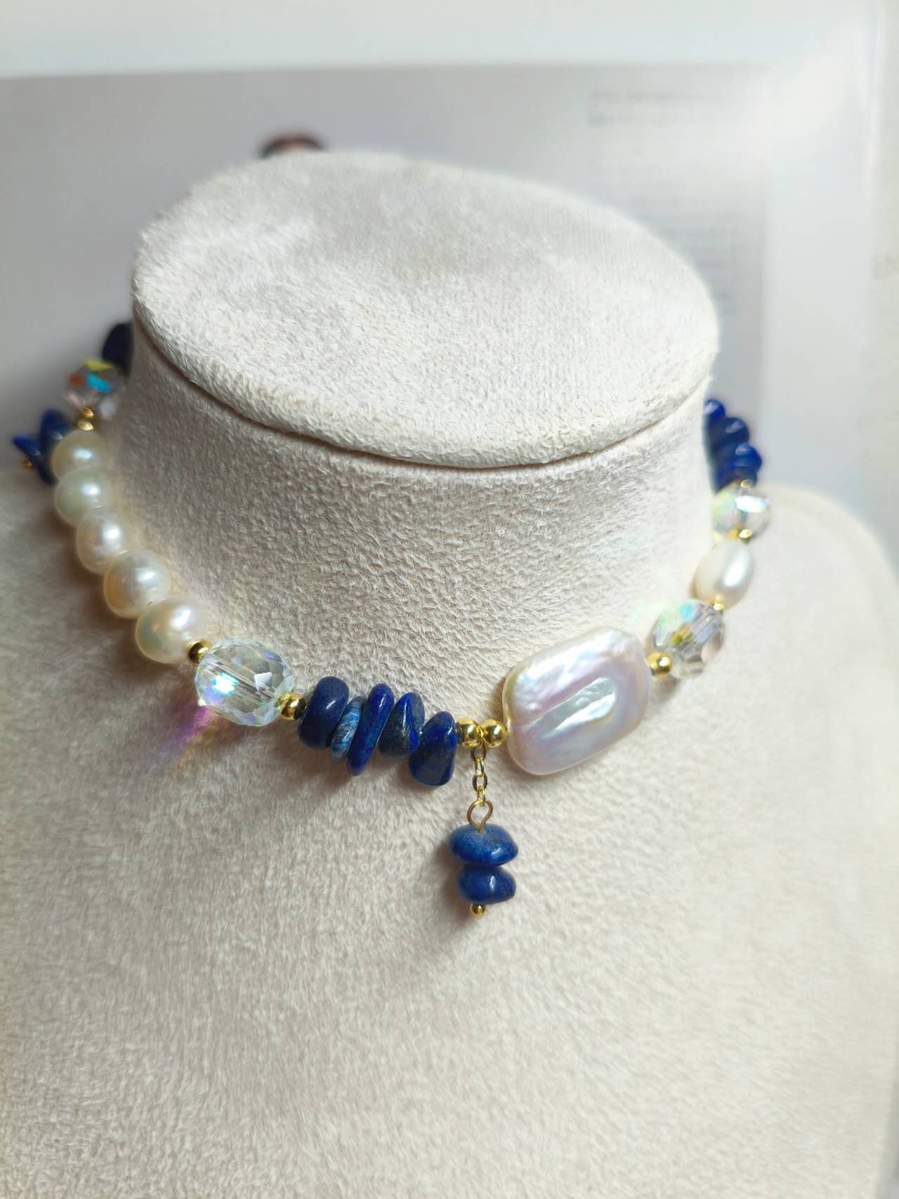 Handmade Natural Baroque Pearl Rice Pearl Multi Color Tourmaline Chip Bead Adjustable Slider Bracelet Boho