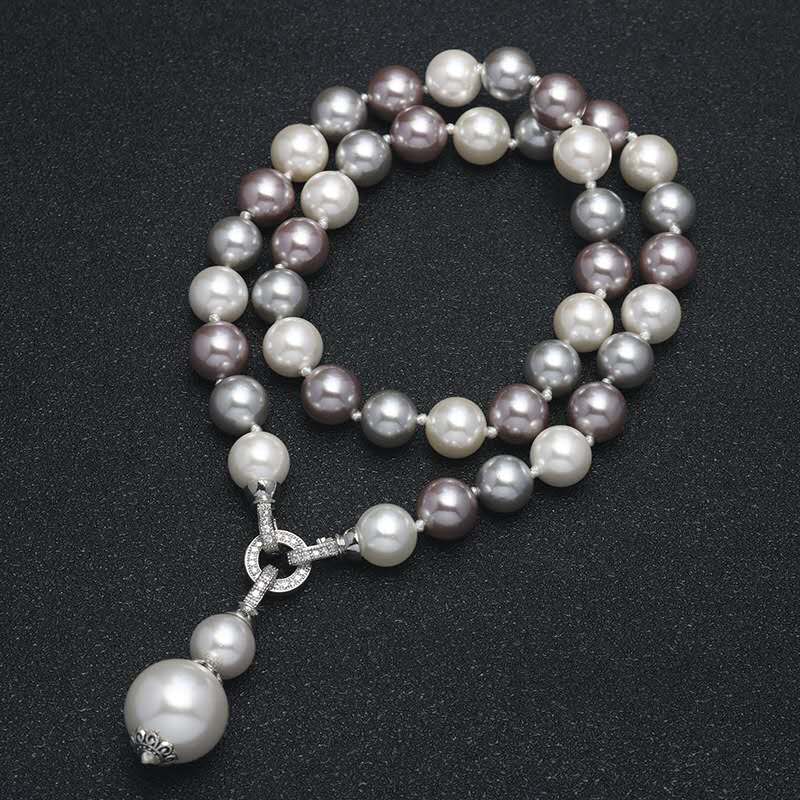 Necklaces of mother-of-pearls