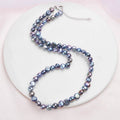 Natural freshwater pearl necklace with irregular pearls