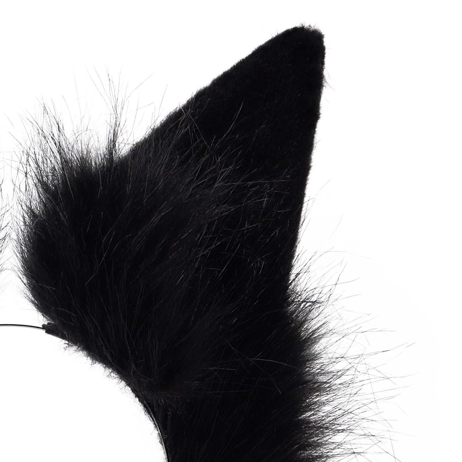 Fuzzy Cat Girl Animal Ears Headband, Cat Ears Cosplay Halloween Party Fox Ears Hair Accessory