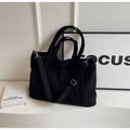 Crossbody Tote Bag in Corduroy, Large Capacity, Casual and Versatile, Shoulder Handbag for Fashionable Commuting