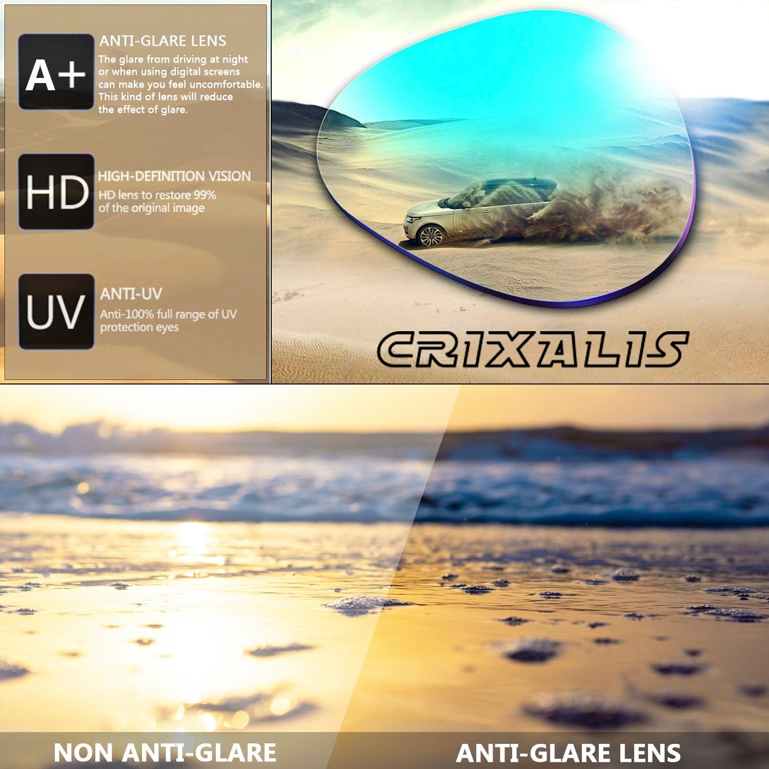 CRIXALIS Fashion Steampunk Sunglasses Women 21 Colors Luxury Brand Square Anti-glare Driving Sun Glasses For Men