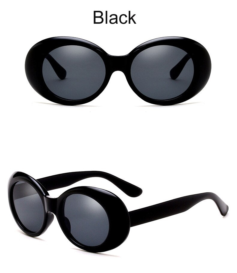 High Quality Red Black Sunglasses Women Men Luxury Brand Design Superstar Oval Sun Glasses Vintage Goggles