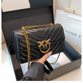Sac à chaîne pour femme Sac bandoulière élégant Mode Polyvalent Sac à bandoulière Brodé Petit sac carré