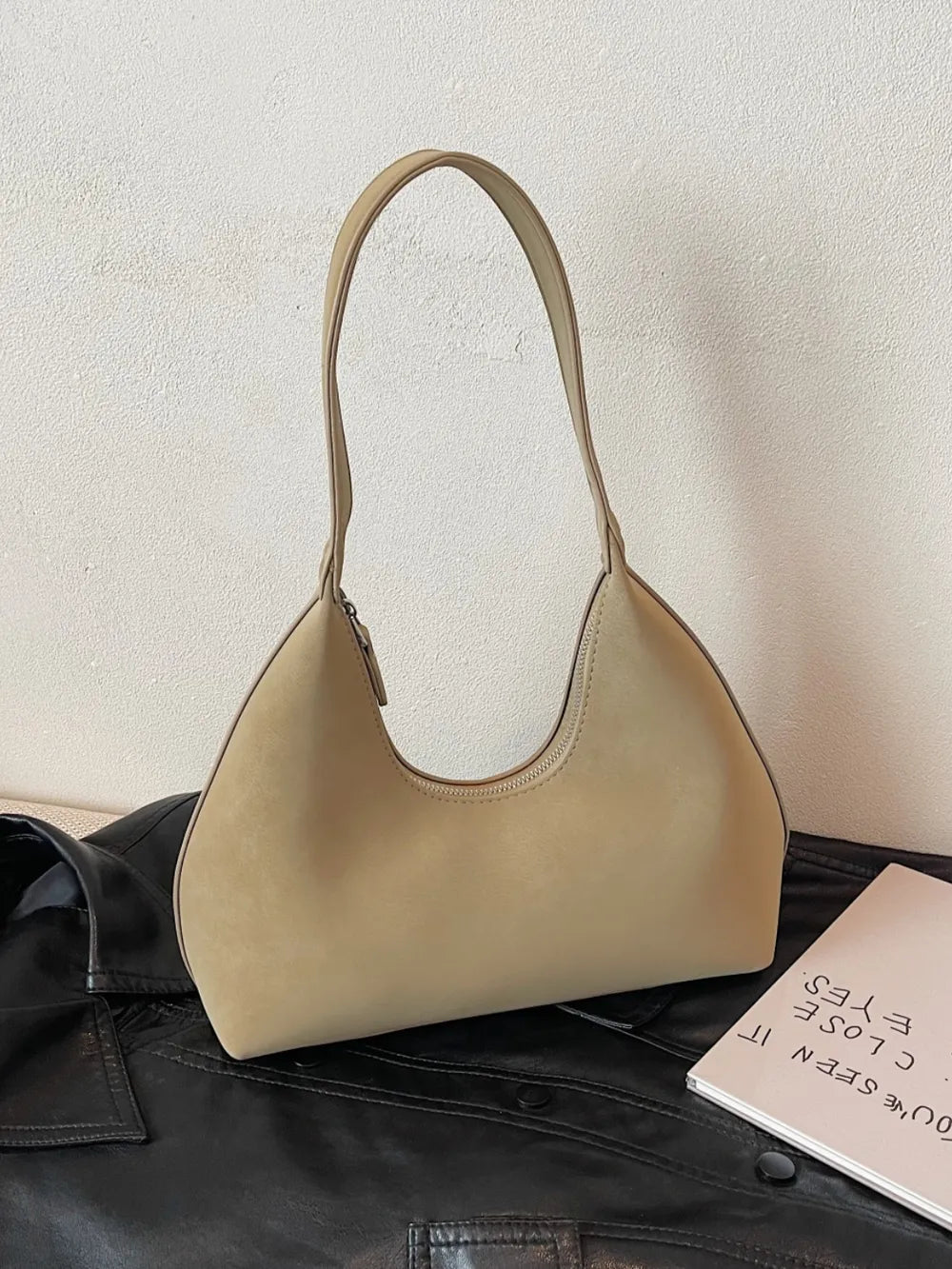 Shoulder Bag with Zip