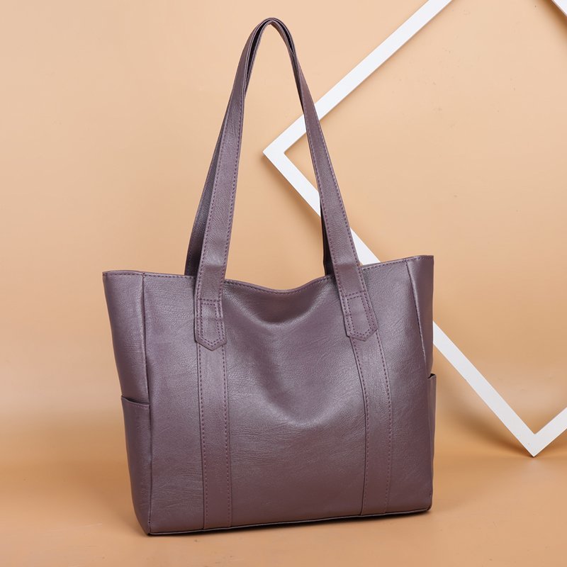 Single shoulder tote bag simple and versatile handbag