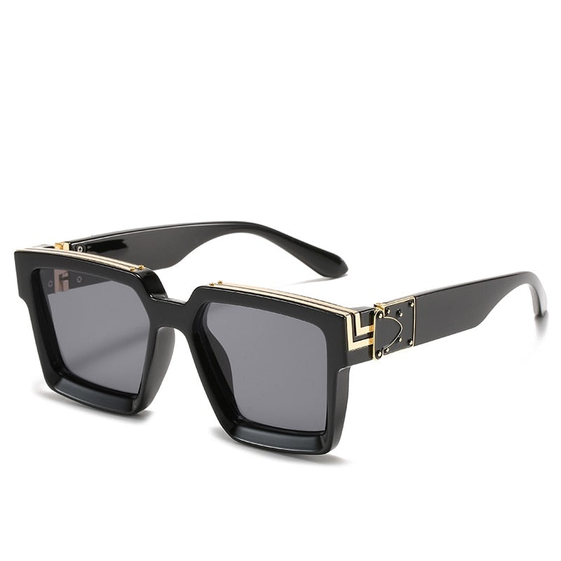 CRIXALIS Fashion Steampunk Sunglasses Women 21 Colors Luxury Brand Square Anti-glare Driving Sun Glasses For Men