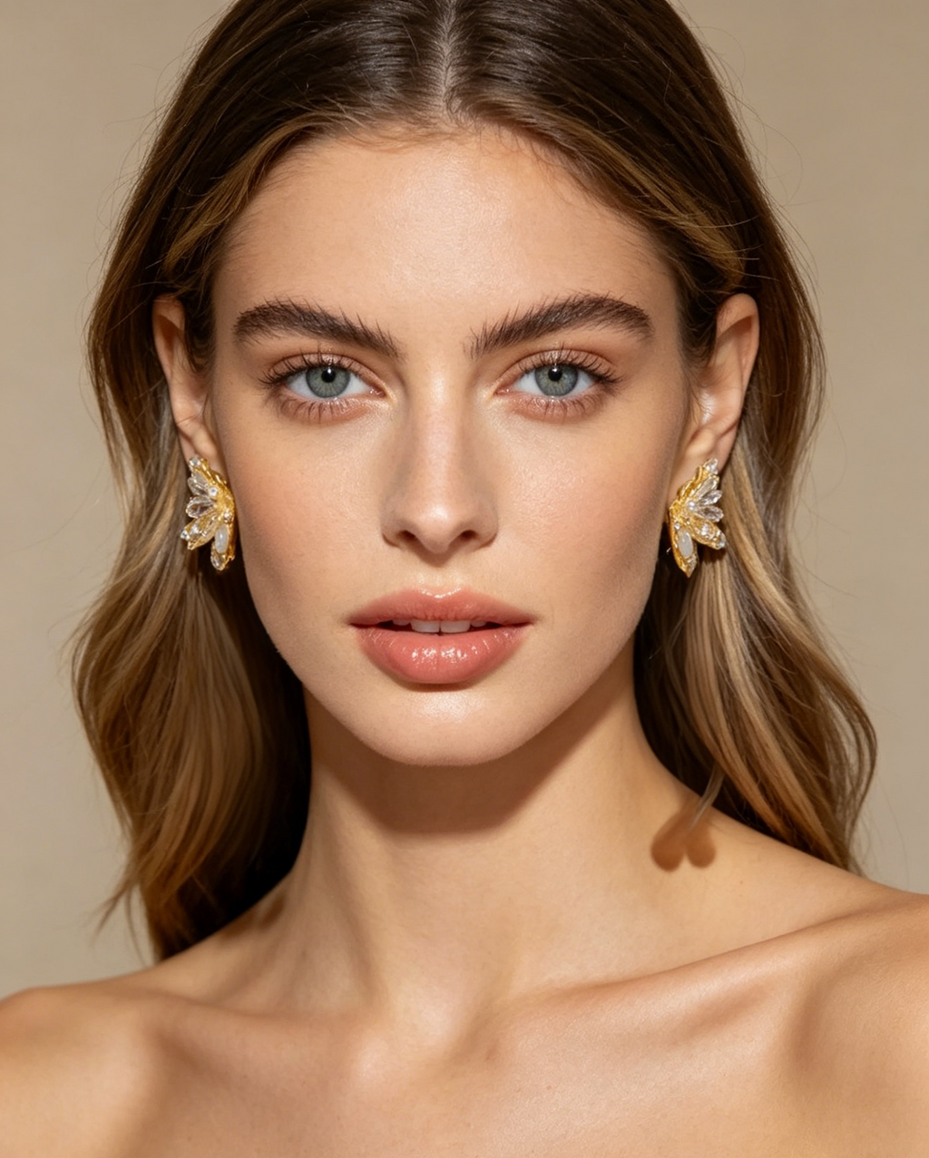 2 Ways Wear Butterfly Wing Crystal Pearl Earrings, Detachable Tassel Chain Dangle Stud Earrings Gold Plated Hypoallergenic Bridal Wedding Jewelry