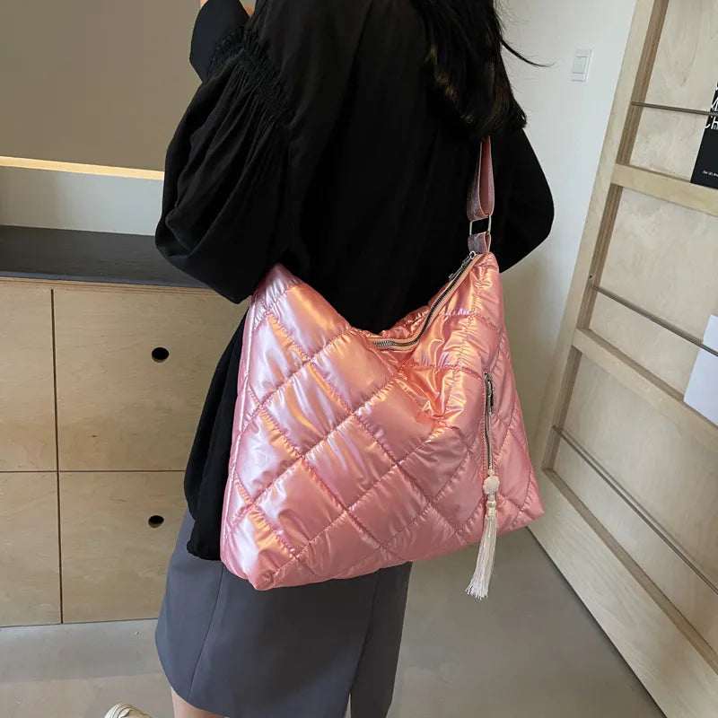 Sac de voyage en nylon matelassé