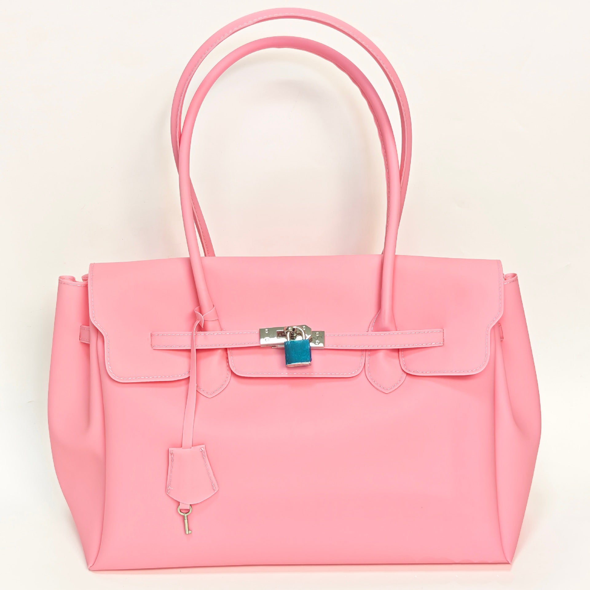 Jellyfirkin New Summer Style Kiiikiii Jelly Tote Shoulder Bag Large Capacity Underarm Bag