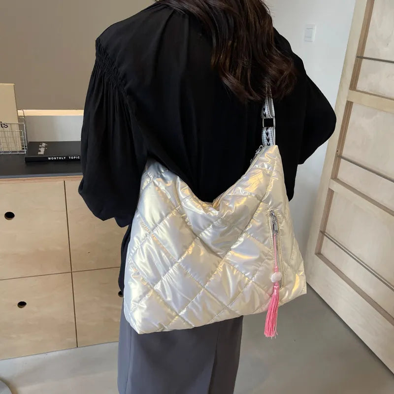 Sac de voyage en nylon matelassé