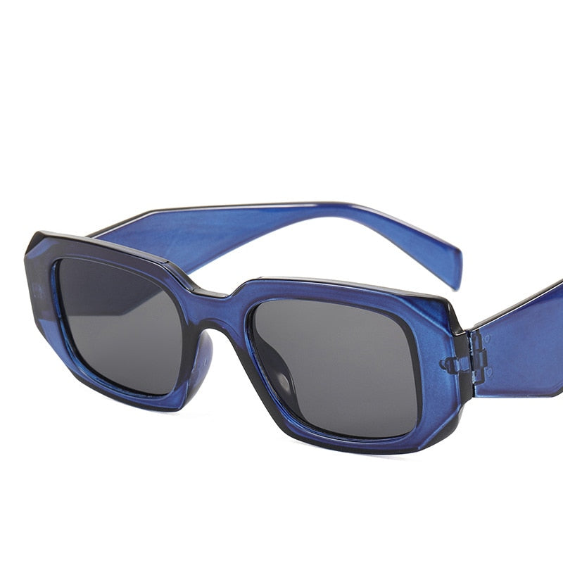 Small Polygon Rectangle Frame Women's Sunglasses Fashion Brand Designer Sun Glasses Men Classic Black Glasses Shades UV400