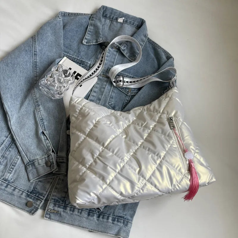 Sac de voyage en nylon matelassé