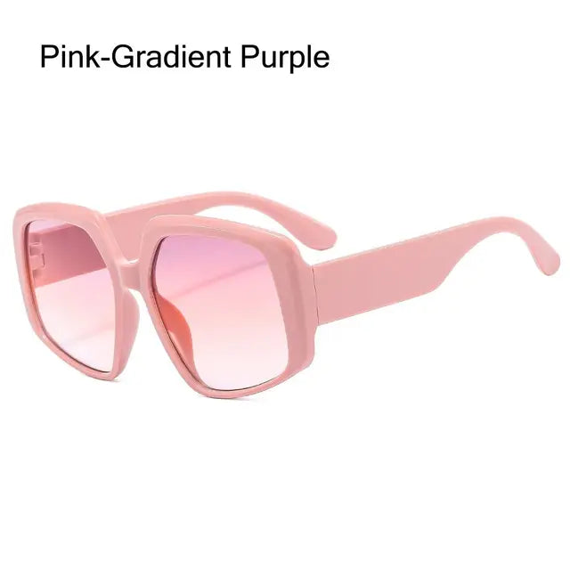 Oversized Square Brand Sunglasses Women Vintage Big Frame Women Sun Glasses Fashion Cycling Goggle Shades