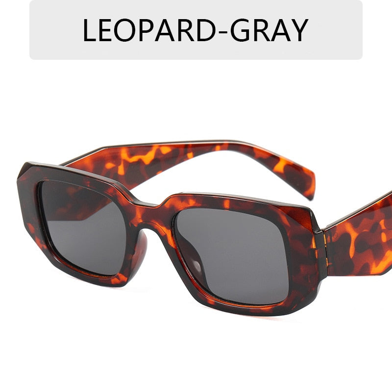 Small Polygon Rectangle Frame Women's Sunglasses Fashion Brand Designer Sun Glasses Men Classic Black Glasses Shades UV400
