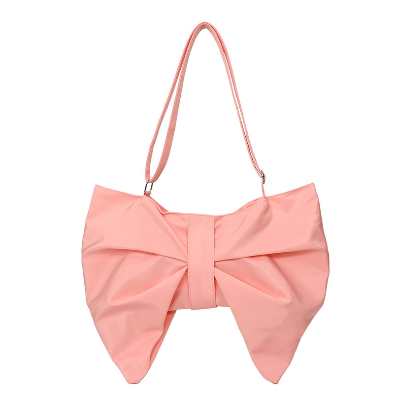 Bow tote bag large capacity crossbody bag