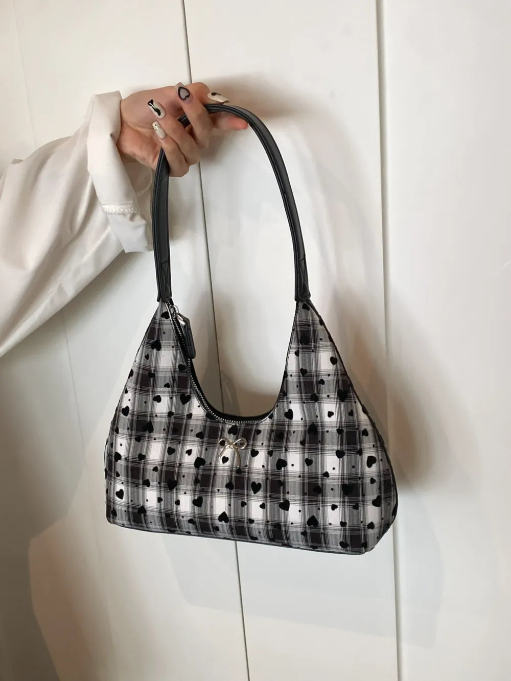 Sac à bandoulière forme lune