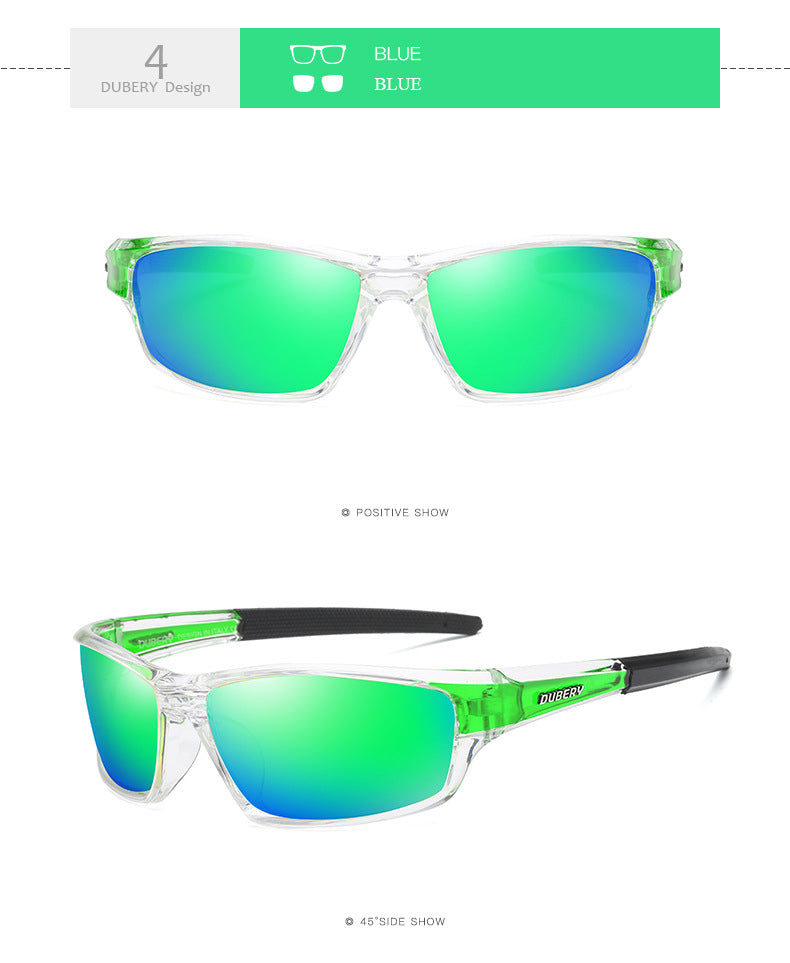 Sports sunglasses, male driver riding sunglasses