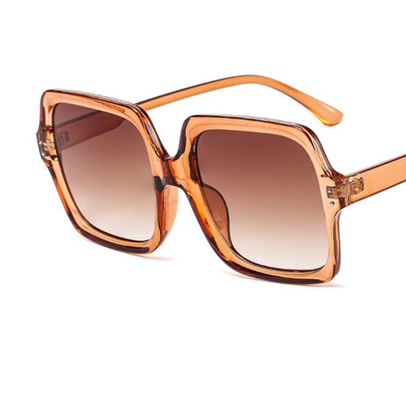 New Trend Square Sunglasses Women Vintage Oversized Sun Glasses Men Brand Designer Fashion Outdoor UV400 Sunglasses