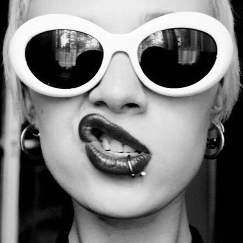 High Quality Red Black Sunglasses Women Men Luxury Brand Design Superstar Oval Sun Glasses Vintage Goggles