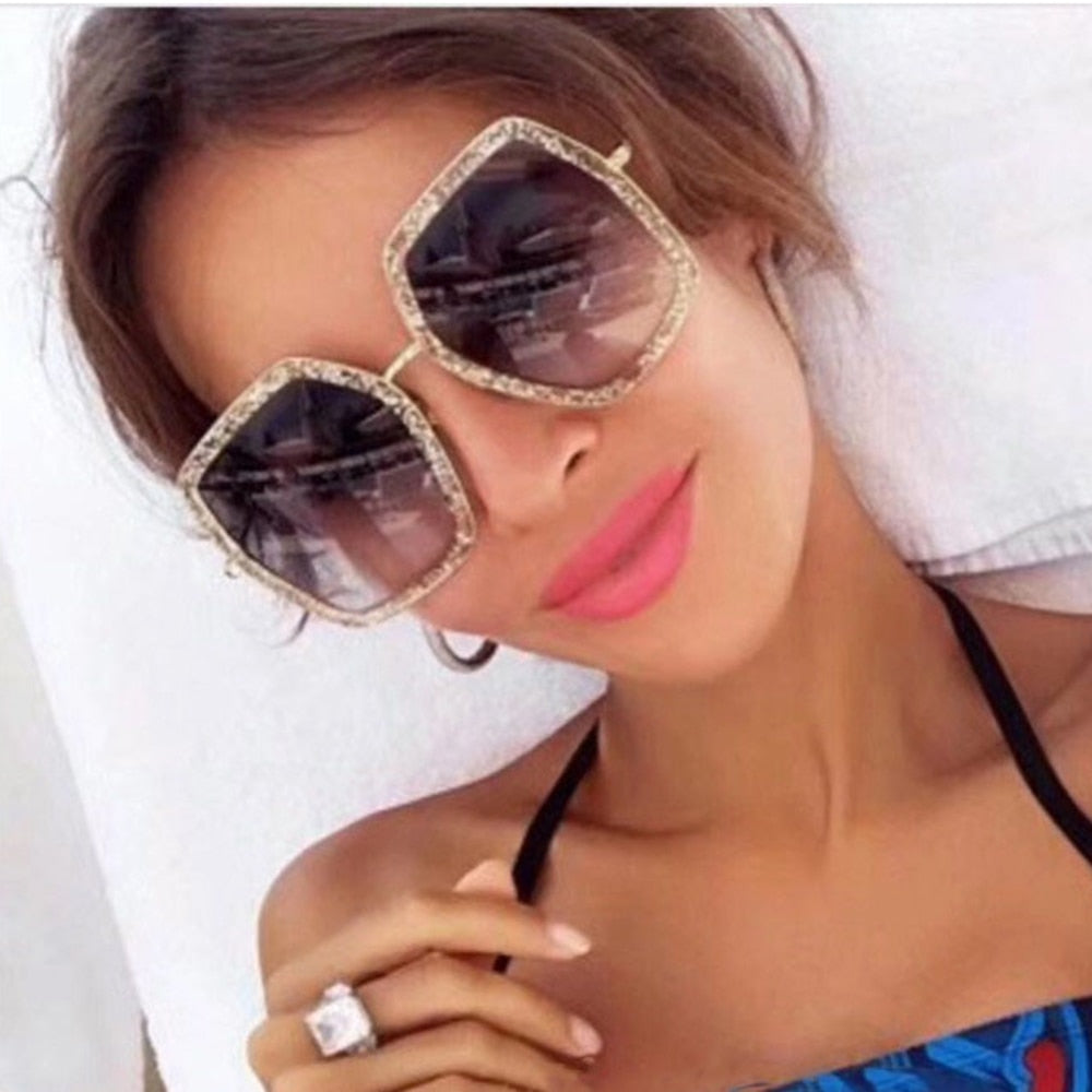 Sunglasses Rays Lady Square Shades Lady Party Sun Glasses