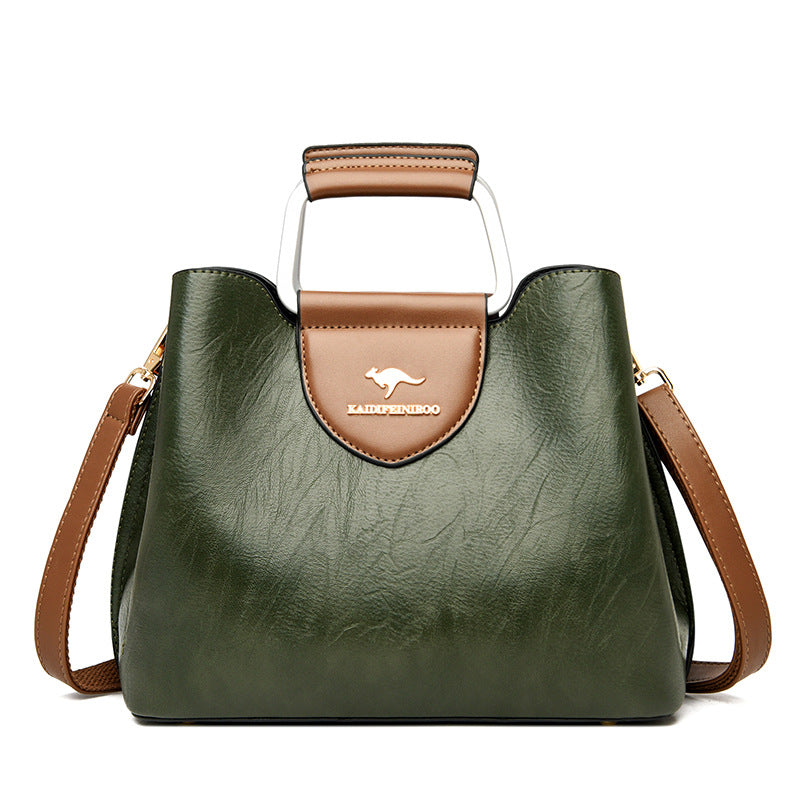 Cross shoulder bag women's handbag women's bucket bag