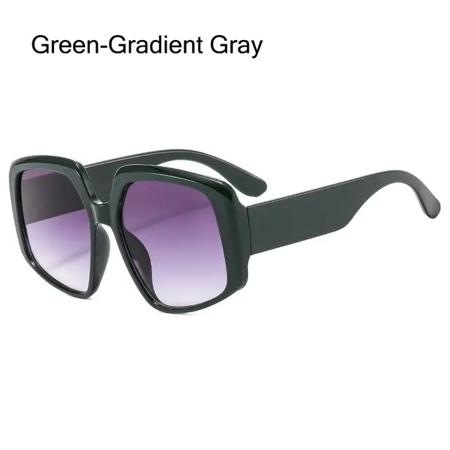 Oversized Square Brand Sunglasses Women Vintage Big Frame Women Sun Glasses Fashion Cycling Goggle Shades