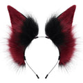 Fuzzy Cat Girl Animal Ears Headband, Cat Ears Cosplay Halloween Party Fox Ears Hair Accessory