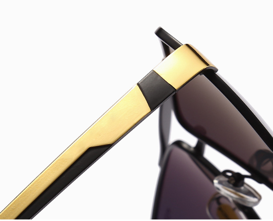 Brand Sun Glasses For Driving A Car Sunglasses Polarized Men Square Metal Anti Ray Reflection Shades For Male UV400