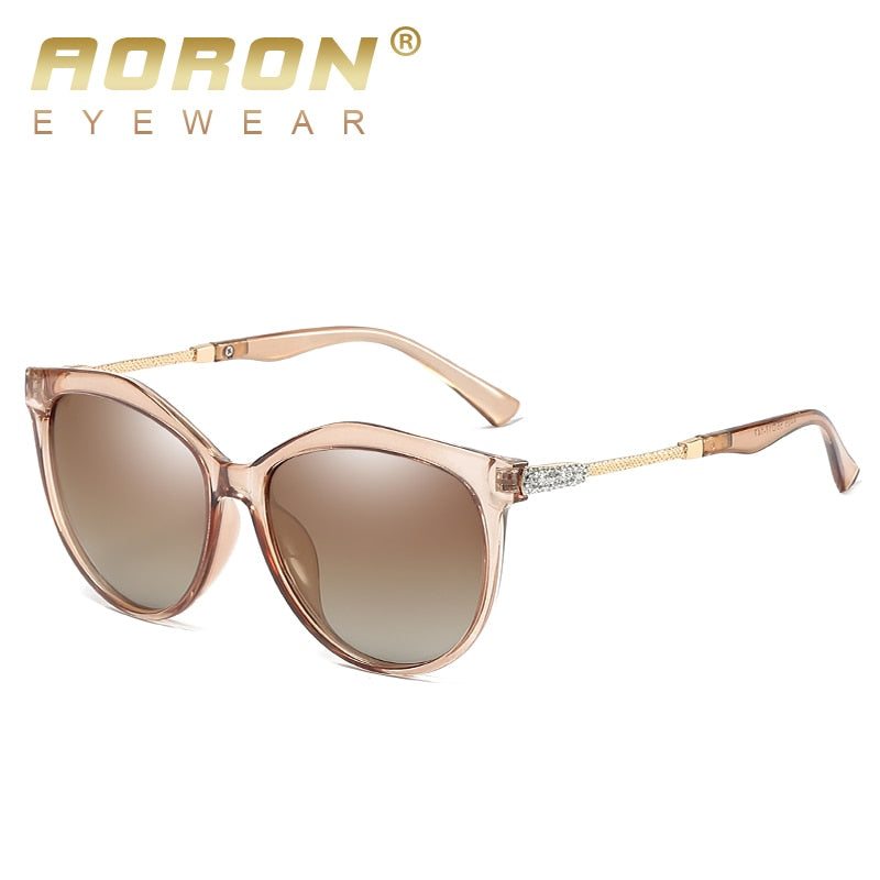 Luxury Polarized Sunglasses Women Metal Temples Sunglasses Gradient Lens Sun Glasses Women  Luxury Brand