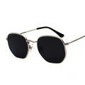 Hommes Lunettes de soleil NOUVEAU Femmes Monture métallique Pêche Lunettes de soleil dorées Lentilles de lunettes lentes de sol hombre okulary UV400