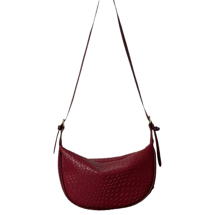 Underarm bag woven crossbody bag