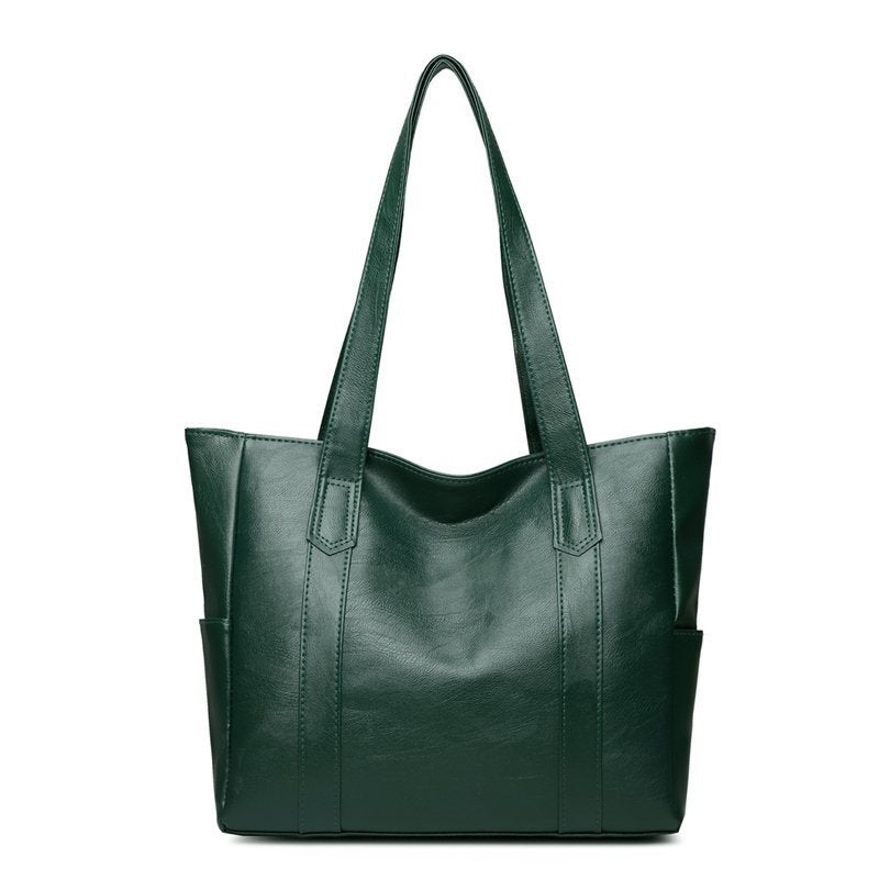 Single shoulder tote bag simple and versatile handbag