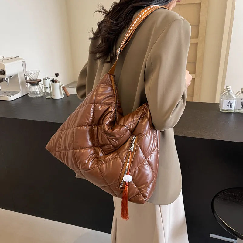 Sac de voyage en nylon matelassé