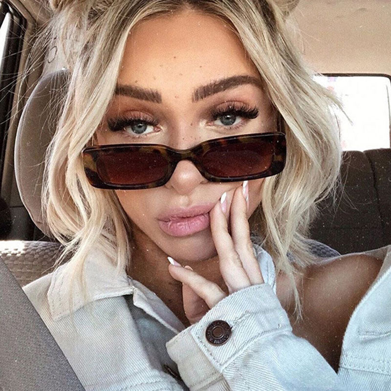 Sweet Cool Style Small Square Sunglasses, TrendyStreetwear Chic Sun Glasses