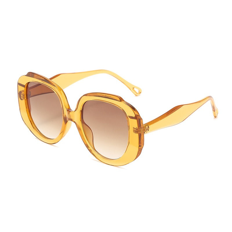 New Round Frame Retro Sunglasses Women Vintage Sun Glasses For Female  Eyeglasses