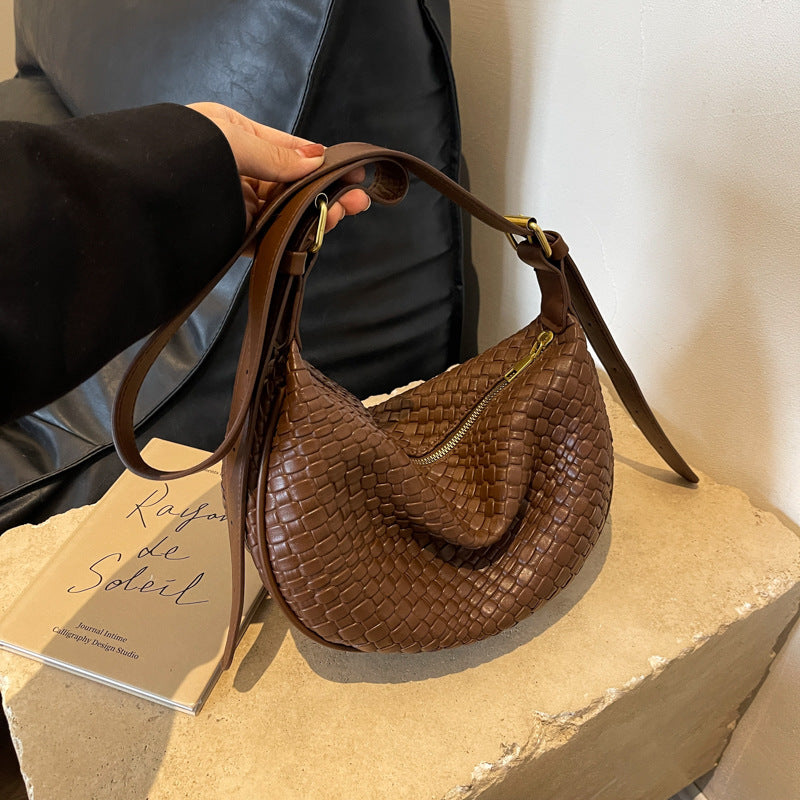 Underarm bag woven crossbody bag