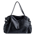 Women's Single-Shoulder Soft PU Korean Style Crossbody Bag - Large Capacity Solid Color Commuter Purse