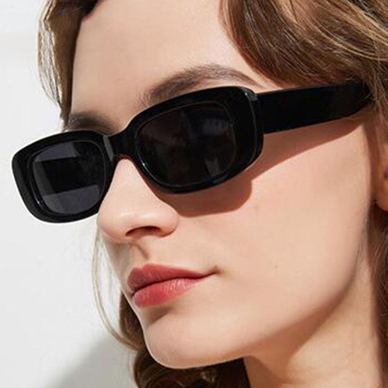 Sweet Cool Style Small Square Sunglasses, TrendyStreetwear Chic Sun Glasses