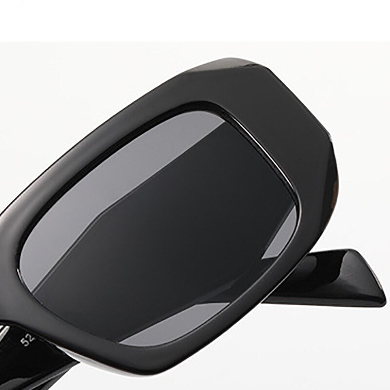 Small Polygon Rectangle Frame Women's Sunglasses Fashion Brand Designer Sun Glasses Men Classic Black Glasses Shades UV400