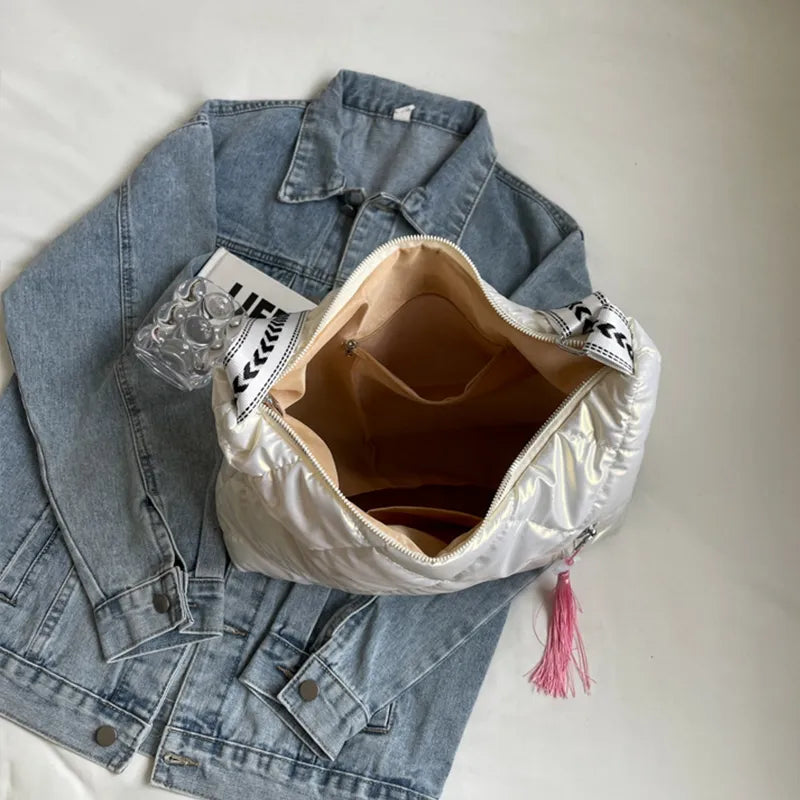Sac de voyage en nylon matelassé