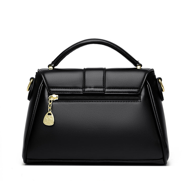 Stylish Women's Handbag – Large-Capacity, Minimalist Soft Leather Shoulder & Crossbody Bag