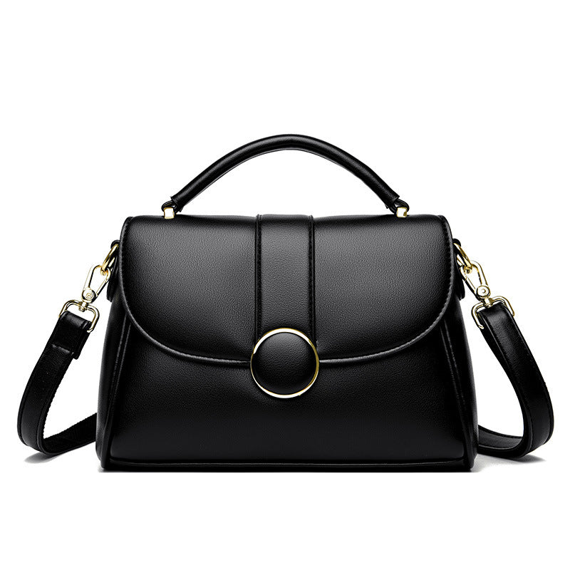 Stylish Women's Handbag – Large-Capacity, Minimalist Soft Leather Shoulder & Crossbody Bag